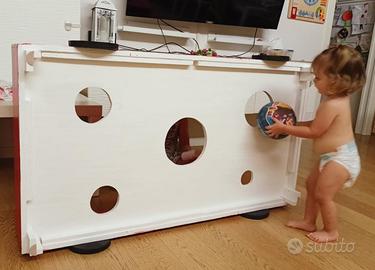 Lettino Montessori rosso 120*60 cm