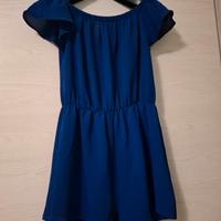 Vestito blu elettrico