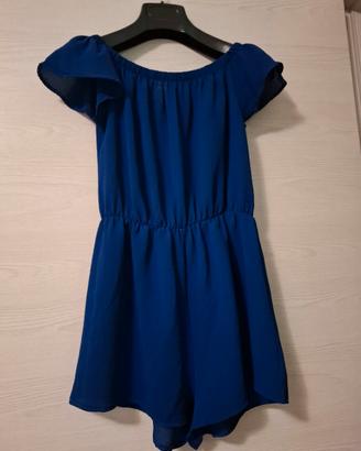 Vestito blu elettrico