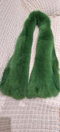 stola di volpe  verde