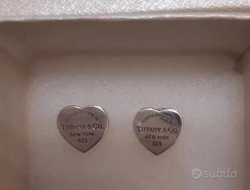 TIFFANY &Co ORIGINALI orecchini a Cuore 