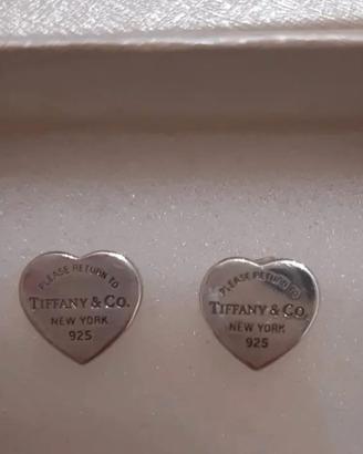 TIFFANY &Co ORIGINALI orecchini a Cuore 