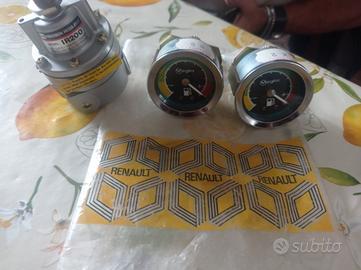 Manometri visivi benzina e regolatore di pressione