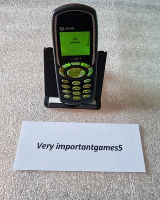 7626N-Cellulare Sagem My X-1 Nero