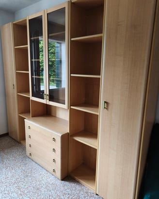 Libreria con cassettiera 