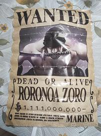 Poster roronoa Zoro One piece gadget pirati