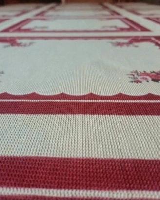 tovaglia vintage 236×132 rose anni 60