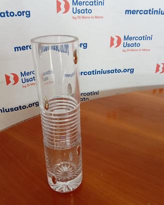 Vaso Ottaviani Vetro E Argento