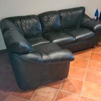 divano Angolare in pelle