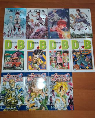 Lotto di 11 manga Star Comics