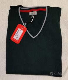 SLAM Maglia uomo scollo a V cotone e cashmere