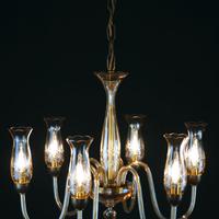 Lampadario in Vetro Soffiato