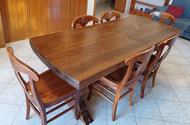 Tavolo in arte povera allungabile