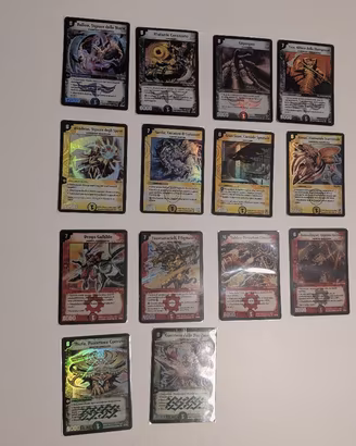 Lotto olografiche duel masters 