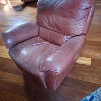 Poltrone reclinabili Divani & Divani in pelle