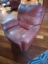 Poltrone reclinabili Divani & Divani in pelle