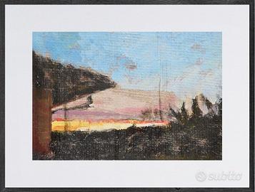 Dipinto originale paesaggio certificato