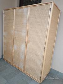 Armadio in midollino