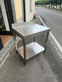 Tavolo da Lavoro Professionale in Acciaio Inox