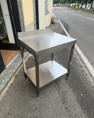 Tavolo da Lavoro Professionale in Acciaio Inox