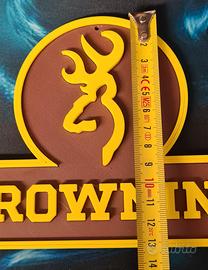 stampa logo browning in 3d 