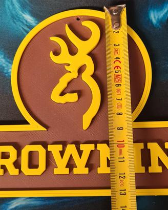 stampa logo browning in 3d 