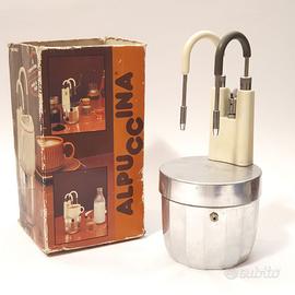 Caffettiera vintage moka anni '80 ALPU "Alpuccina"