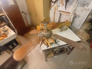 Ventilatore a soffitto anni 50 da restaurare