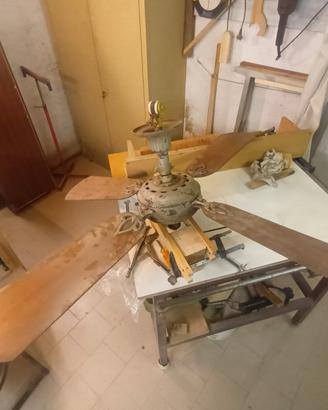 Ventilatore a soffitto anni 50 da restaurare