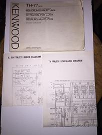 Kenwood th77 manuale e schemi originali