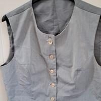Gilet grigio taglia L/M