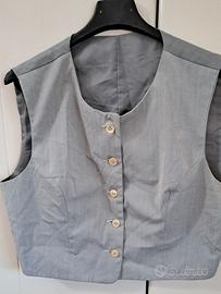 Gilet grigio taglia L/M