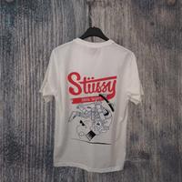 T-shirt bianca Stüssy