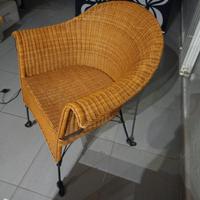 Poltrona in midollino