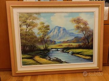 quadro a olio su tela 