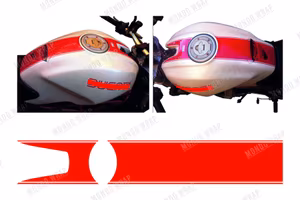 Adesivi facse centrali, compatibili DUCATI MONSTER