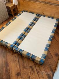base letto singolo (85x195) sommier  imbottito 