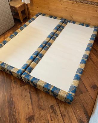 base letto singolo (85x195) sommier  imbottito 