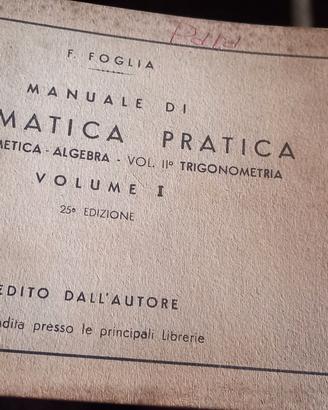 manuale matematica 1966
