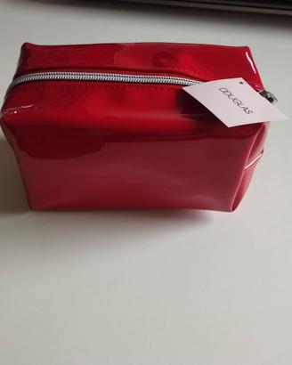 Pochette Douglas vernice rosso nuova con cartellin