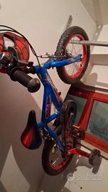 bicicletta bambino spiderman 