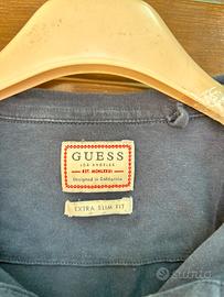 T-shirt Guess maniche corte blu M uomo