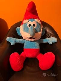 Peluche pupazzo grande puffo puffi 90cm