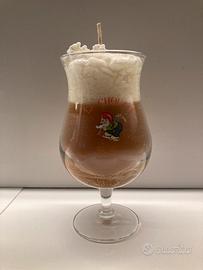 Bicchiere candela gadget Birra “La Chouffe”
