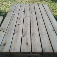 tavolo più panche in pino autoclave