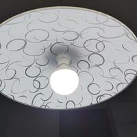 Lampada a sospensione in vetro