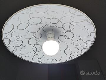 Lampada a sospensione in vetro