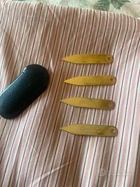 Set 4 Stecche Colletto Camicia Sartoria Zannolini