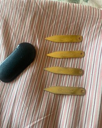 Set 4 Stecche Colletto Camicia Sartoria Zannolini