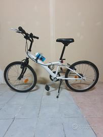 Bici Mtb bambino 6-9 anni  bianca 20" pollici